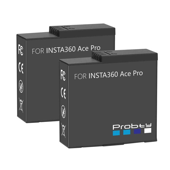 Set 2 acumulatori + incarcator triplu camera actiune Insta360 Ace Pro