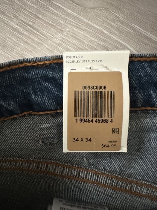 Джинсы Levis 507 оригинал из США