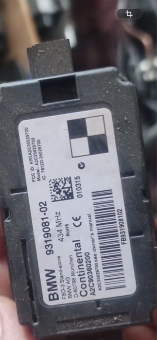 Vand modul  Continental 9319081-02 original BMW
