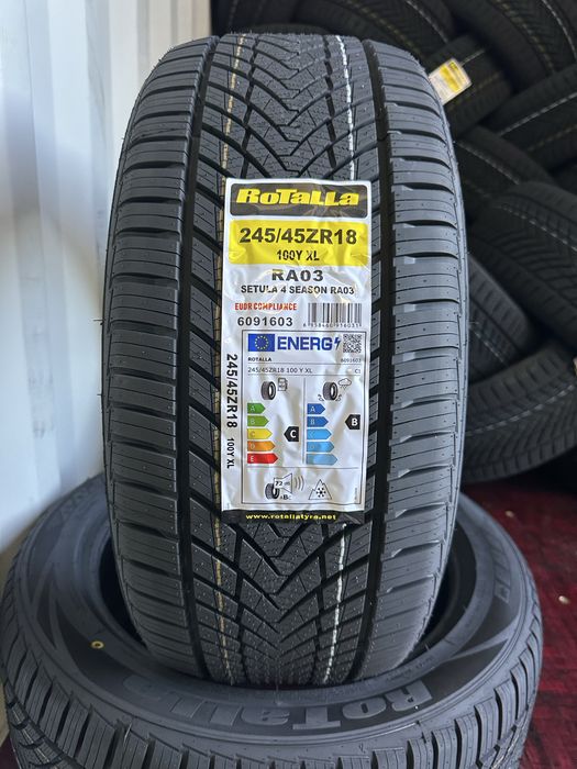 Нови всесезонни гуми ROTALLA SETULA 4 SEASON RA03 245/45R18 100Y XL БОРД 2454518