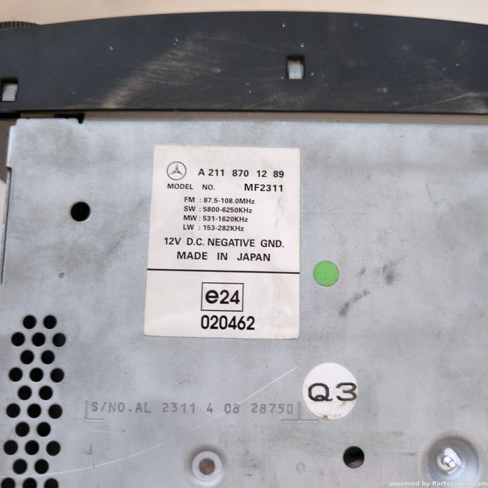 Cd Player Auto Mercedes-Benz S-Class V (W220) [ 1998 - 2005 ] Oem A211