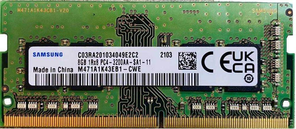 Memorie RAM Second Hand Laptop, 8GB SO-DIMM DDR4, 3200 MHz