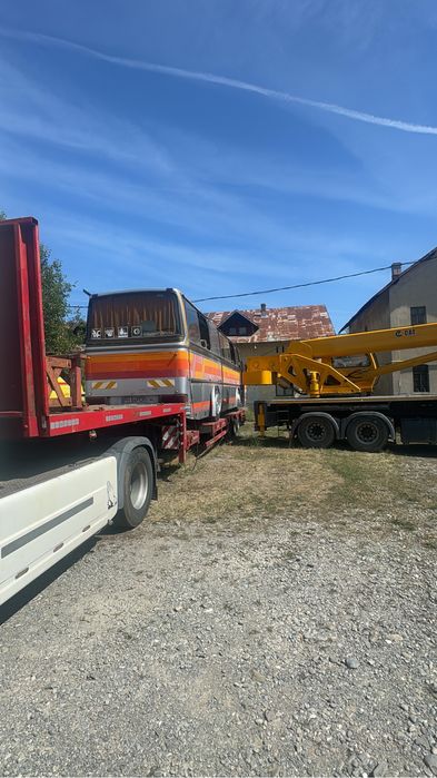 Tranporturi agabaritice/utilaje grele/ 4 axe extensibil/troliu/rampe