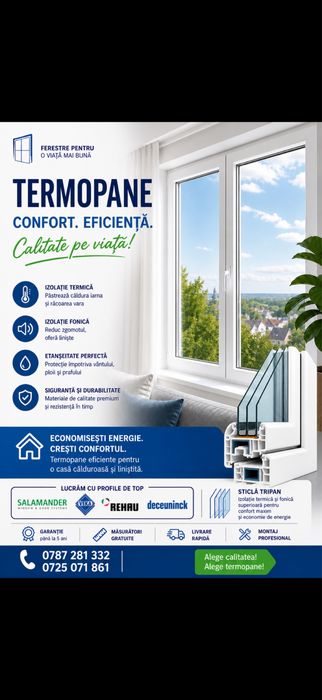 Tamplarie pvc si aluminiu