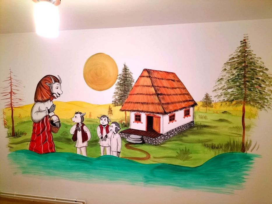 Pictură perete pentru copii