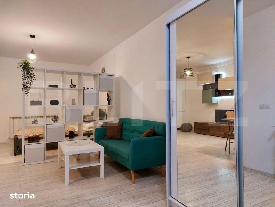 Apartament modern tip studio, 44 mp, parcare, zona Andrei Muresanu Sud — fotografia 1