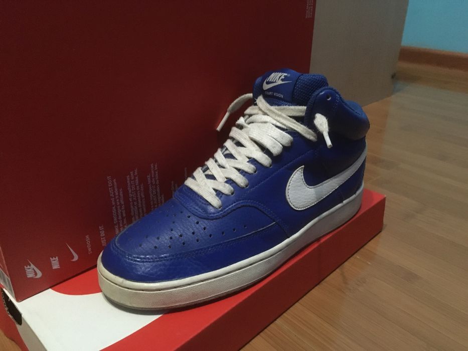 nike court vision ROYAL BLUE *oferta*