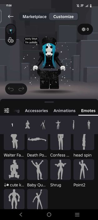 продаю аккаунт в роблоксе