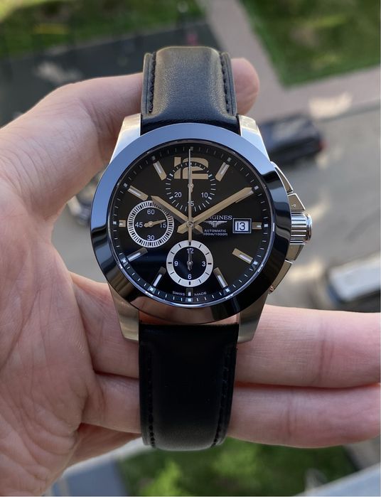 Longines Conquest Automatic 41mm Chronograph L3.661.4 Caliber L667