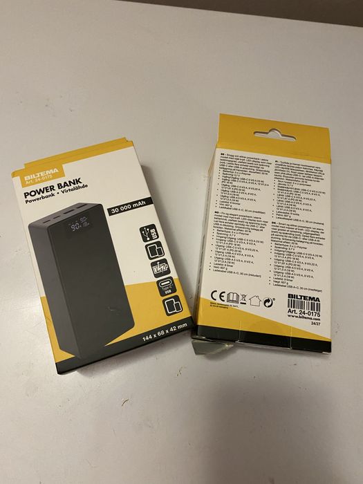 Baterie externa Biltema 30.000mah