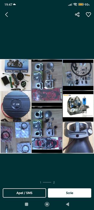 Piese Moto Motor Capacitate cilindrica 49 și 80  4 timpi