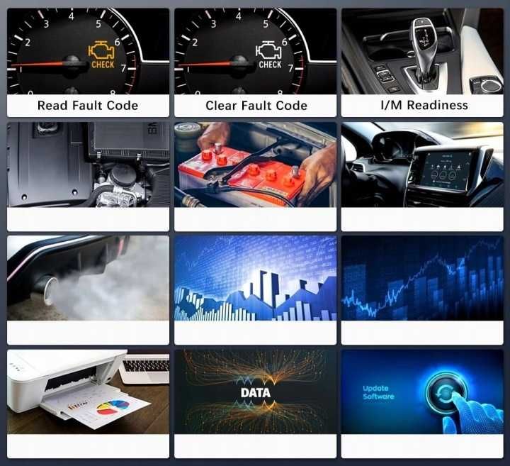 LAUNCH CR3001 OBD2 Автодиагностика Скенер Четене и изтриване на грешки