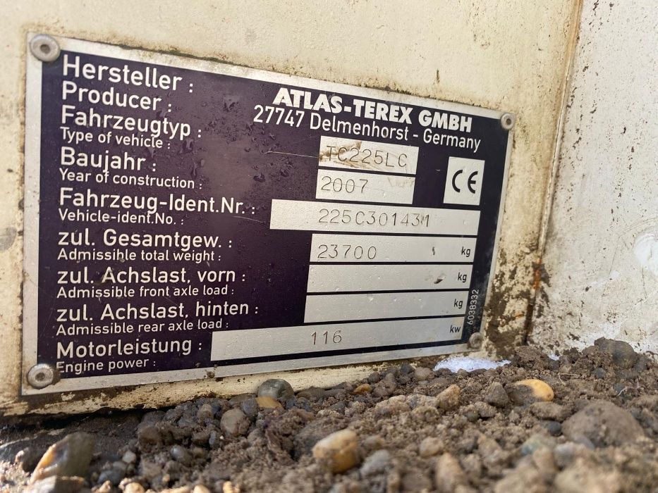 Terex TC225 LC dezmembrez excavator pompa , motor , transmisie finala