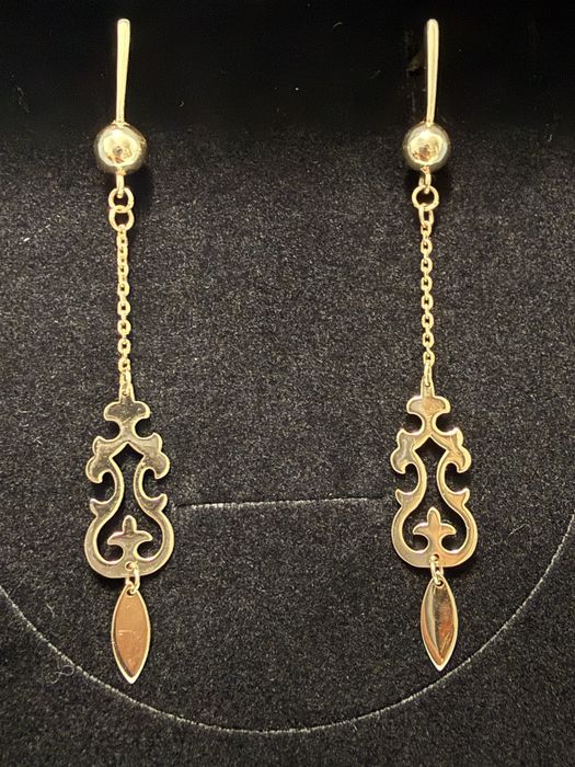 Золотые серьги Балауса