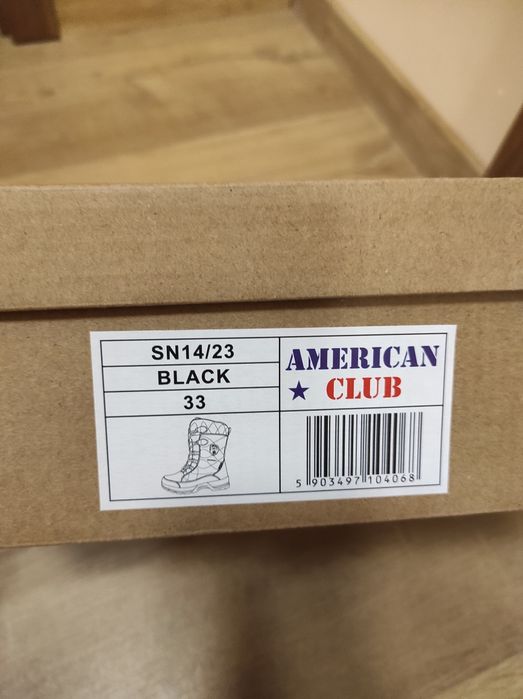 Детски водоустойчиви ботуши American club