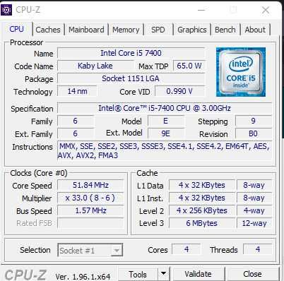 Procesor Intel I5 7400 pret ok