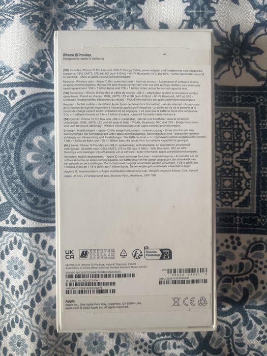 Iphone 15 Pro Max 256