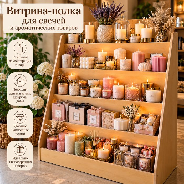 Витрина полка этажерка стелаж