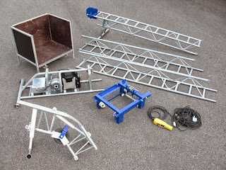 Lift pentru materiale constructii, TIGLA, BETON, NISIP, PANOURI , SACI