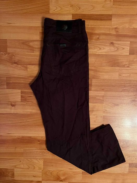 Pantaloni/ Blugi Trussardi maro pentru barbati