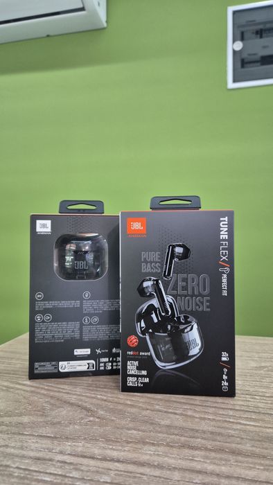 Jbl Tune Flex  Ghost ANC Black