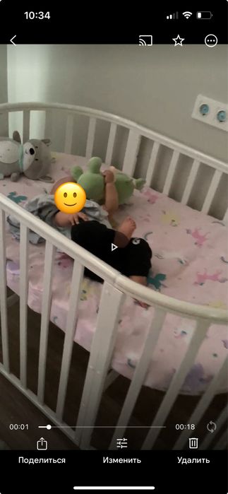 Детская кровать манеж