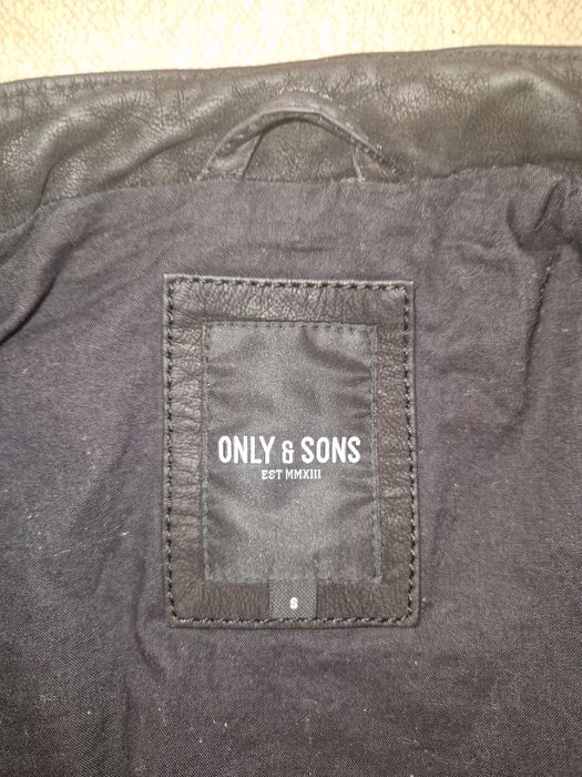 Кожаная мужская куртка