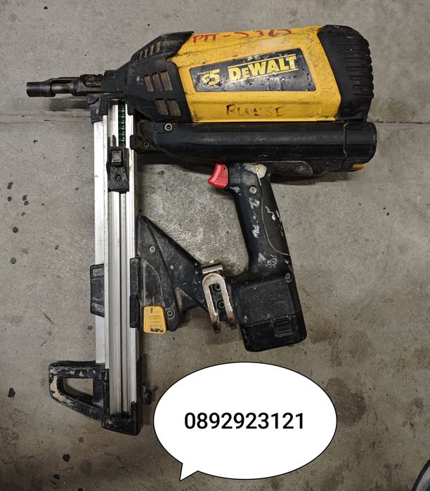 DeWalt пистолет такер за бетон и метал гипскартон i