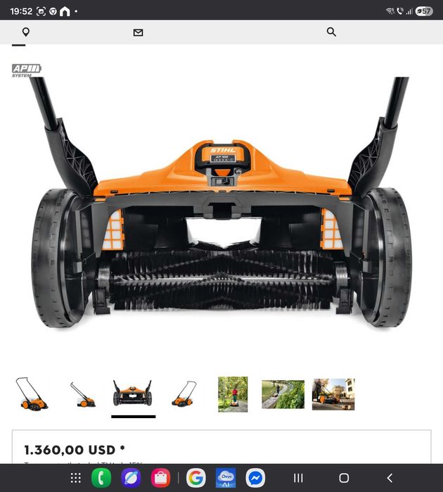 Matura stradala electrica Stihl