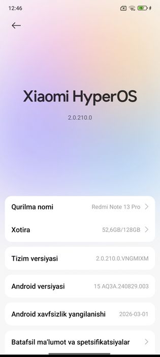 Redmi Note 13 Pro 8+8/128