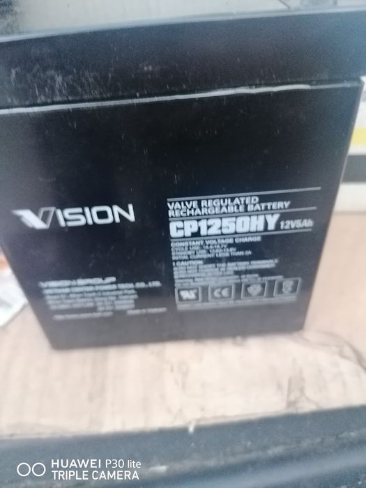 Baterie cu plumb AGM 12V 5Ah Vision 6GFM5 - CP1250HY UPS alarma