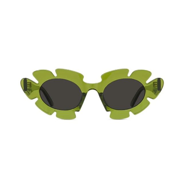 Loewe Curvy LW40088U 93A Green - Unisex Sunglasses 47mm