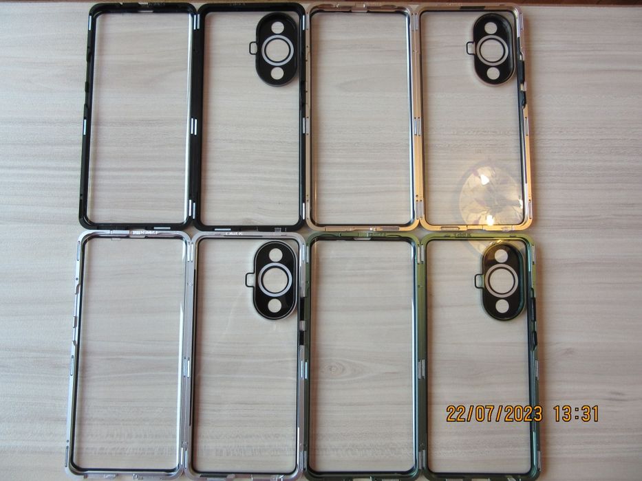 Huawei Nova 12s 11 11 Pro 11i/Двоен 360 магнитен кейс камера протектор