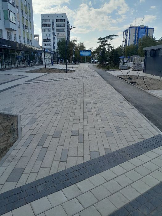 Укладка брусчатки