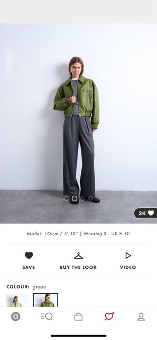 Женский бомбер topshop