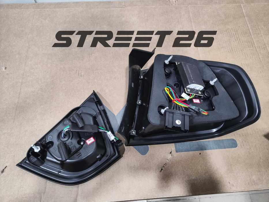 Stopuri LED BMW Seria 3 E90 LCI Sedan (2008-2011) Negru Semnal Dinamic