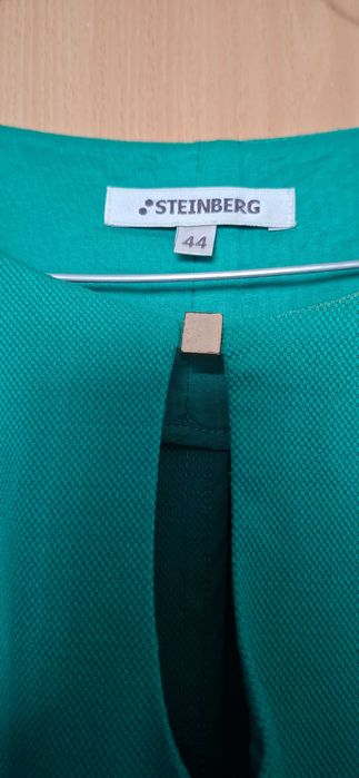 Rochie clasica din bumbac , verde , culoarea ierbii