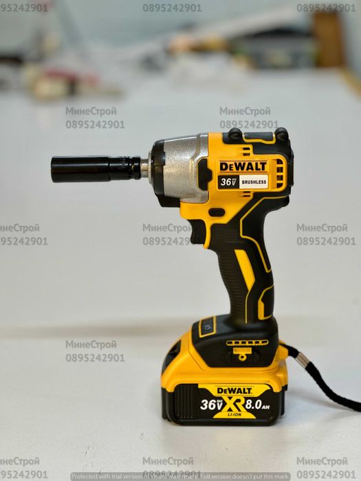 Комплект 4в1 Девалт Ъглошлайф Винтоверт Гайковерт и Перфоратор DeWalt