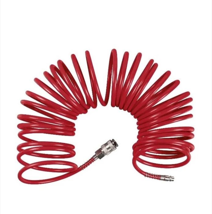 приставка за помпане на гуми макара и спирален маркуч на Parkside