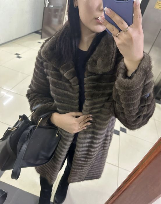 Шуба норка натуральная