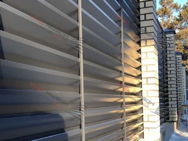 Забор жалюзи еврозабор