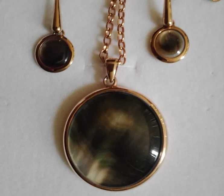 Луксозен комплект бижута с тигрово око