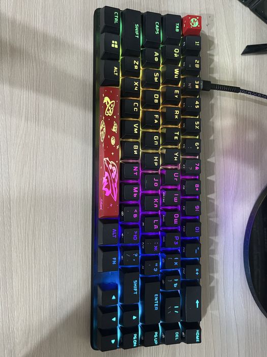 Клавиатура HyperX Alloy Origins 65, Black, USB