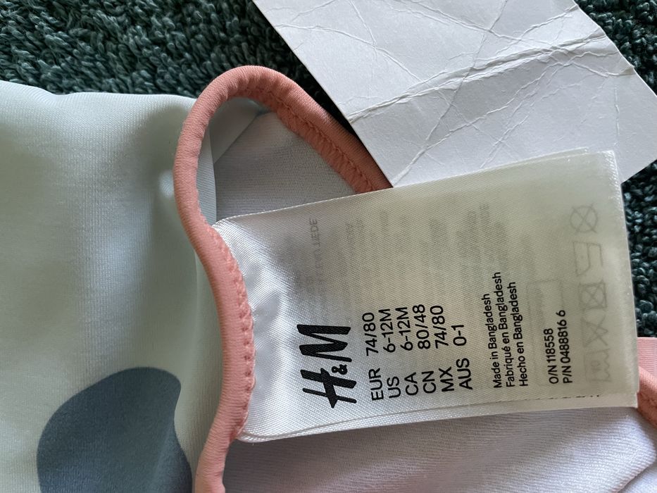 Купальник для девочки 6-12 месяцев