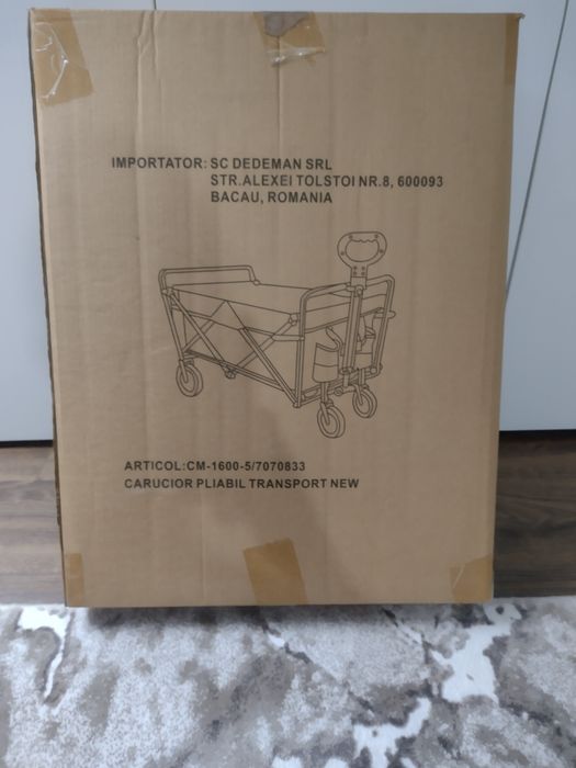 Căruț transport pliabil