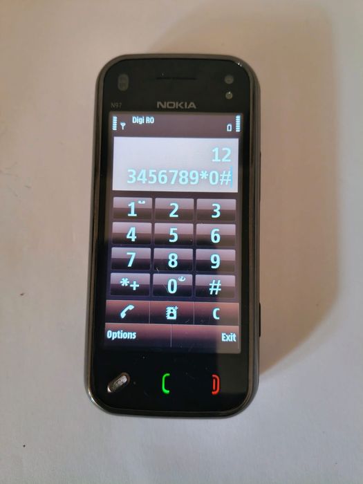 Nokia N97 mini+ incarcator original ( decodat,life timer 6:30)