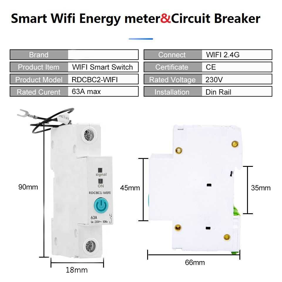 Электрический автомат-реле напряжения с Wi-Fi и управлением с телефона: 9  900 тг. - Стабилизаторы напряжения Караганда на Olx