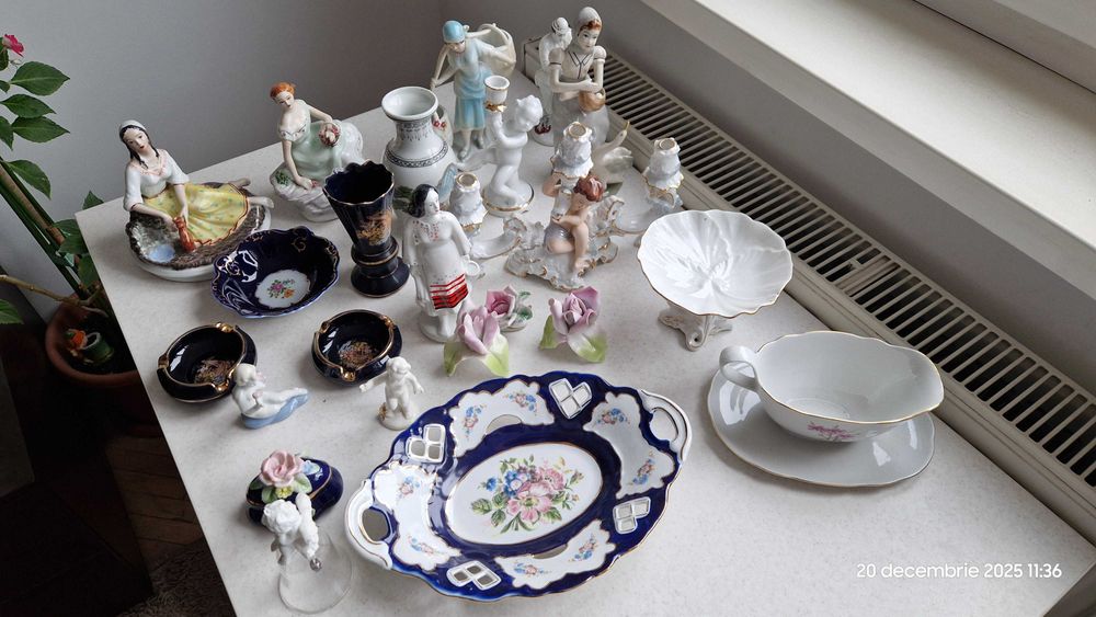 Vand figurine portelan, farfurii decorative, etc