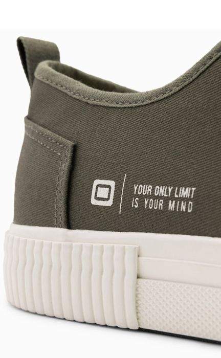 Мъжки кецове / гуменки Ombre зелен текстил 44 р-р