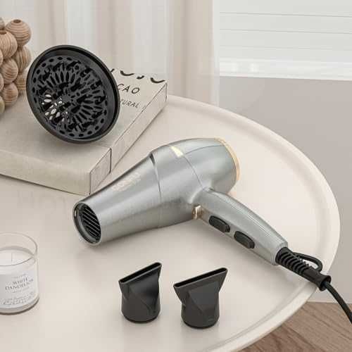 CONFU йонен сешоар 2300W с дифузер и концентратор